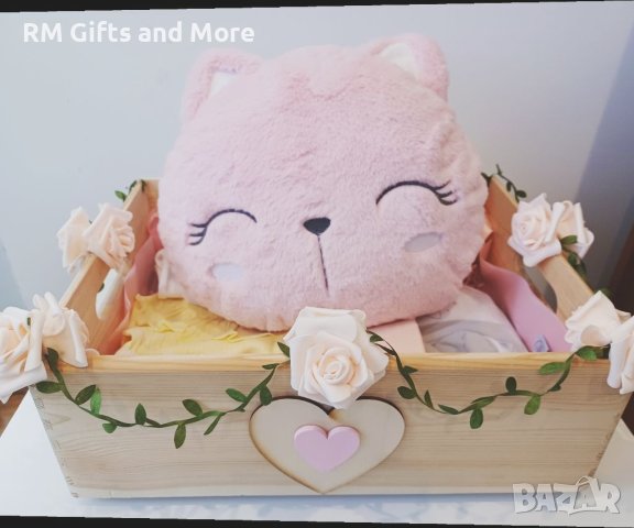 Уникален подарък за бебе, Подарък за погача, Подарък за новородено, Подарък за изписване, снимка 3 - Комплекти за бебе - 40641004