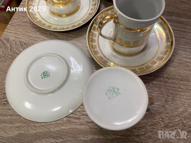 Винтидж порцеланови чаени комплекти, 4 комплекта, снимка 2 - Антикварни и старинни предмети - 52526366