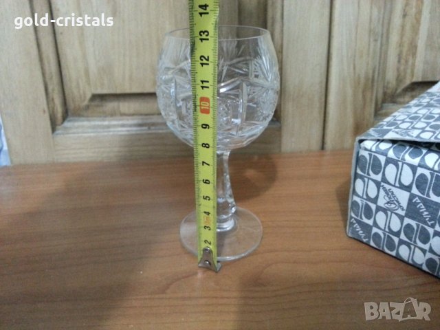 Кристални чаши, снимка 3 - Антикварни и старинни предмети - 35908762
