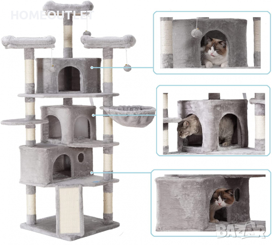 Котешка катерушка / дърво EMPJ032W, снимка 7 - За котки - 36306175