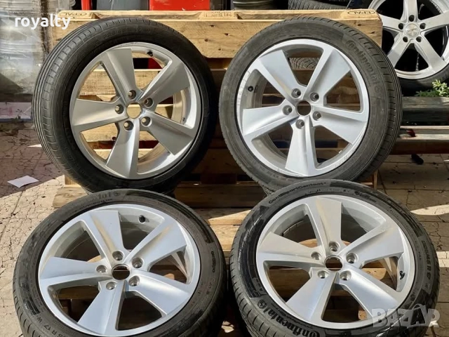 5х112 17 Джанти Seat Skoda Audi VW 5x112 Сеат Шкода Ауди Фолксваген, снимка 2 - Аксесоари и консумативи - 51718776