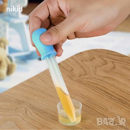 пластмасова силиконова пипета пипети капкомер сладкарски за десерти кексчета смола, снимка 3 - Други - 41121054
