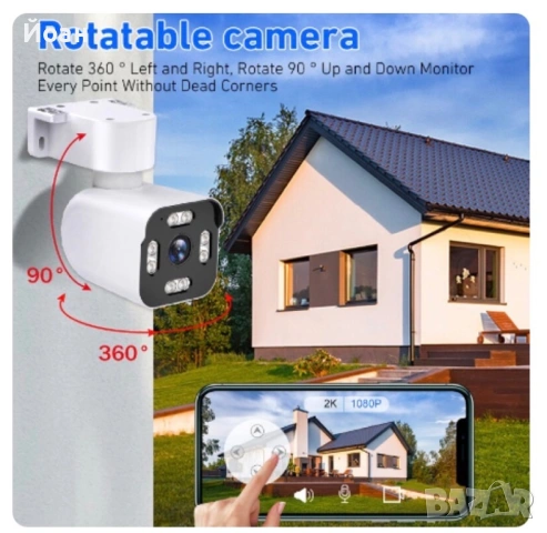 Охранителна камера , снимка 2 - IP камери - 53123370