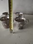 четири посребрени метални чаши-комплект, снимка 2