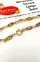 Златна гривна 14К.Тегло 4.18 гр.Дължина 22 см.Цена 376 €., снимка 2