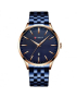 Модерен часовник - "Helsinge" с черна или синя верижка (005)