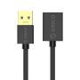 Кабел USB3.0 Удължител Мъжко - женско 2м Orico U3-MAA01-20-BK3 Черен Cable USB3.0 type A-A M/F,2m, снимка 3
