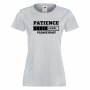 Дамска тениска Patience Loading,Loading,Please wait,батерия,Изненада,Подарък, снимка 4