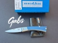 Сгъваем нож Benchmade SUCCESSOR 315 с кожен калъф, снимка 6