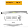 Mощен Лед бар/LED BAR, Прав/Извит 105см, 540W, снимка 2