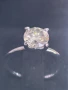Златен пръстен с диамант 2.16 CT Fancy Color, снимка 8
