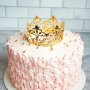 Сребриста Златиста корона тиара за декорация украса на торта , снимка 10