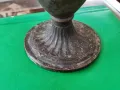 Стара метална ваза амфора, снимка 8