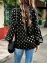 Темпераментна дамска риза на точки, 4цвята , снимка 13