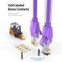 Vention Кабел LAN UTP Cat.6 Patch Cable - 1M Purple - IBEVF, снимка 7