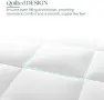 Матрачен тул/топър за двойно легло 137x190 см, 10 см, микрофибър, с еластични ъглови ленти, снимка 6
