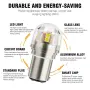 LED крушка бяла BA15s – 12/24V – T464, снимка 3