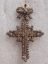 Стар антикварен кръст(медальон)Франция,19век.сребро и злато/каталожна цена 1600$/, снимка 10