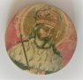 Значка Християнски цар, снимка 1 - Колекции - 36167208