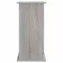 vidaXL Поставка за аквариум, сив сонома, 81x36x73 см, инженерно дърво, снимка 7