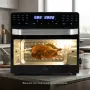 Многофункционален фритюрник с горещ въздух 30L - Мощна 2200W фурна с конвекция, 24 програми, снимка 2