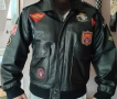 Avirex Top gun G1 Пилотско Авиаторско кожено яке бомбър USA XL, снимка 1