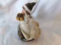 Очарователна ретро/колекционерска коледна фигурка"WEIHNACHTS KIND"(Коледно дете) -полистон, Германия, снимка 3