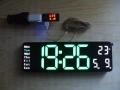 Голям електронен часовник DS-6629 с дистанционно управление, дата, термометър, таймер и аларми, снимка 11