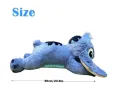 Голяма Плюшена играчка Възглавница Стич, 60см Син, Stitch плюшен, снимка 3