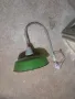 Индустриална лампа зелена с поставка за стена, снимка 1