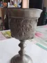 Голям бокал за вино калаена сплав., снимка 5