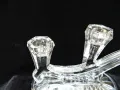 Кристален свещник за три свещи, снимка 3