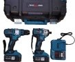 Комплект 2 в 1 Акумулаторен гайковерт и винтоверт 36V 8Ah, снимка 7