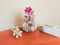 ваза с цветя, хартиено изкуство, снимка 3