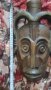 Ръчно изработена стара африканска маска от дърво, снимка 2