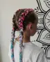 💜Детски Боксьорски Плитки 💜 Екстеншъни Ариел Къдрици Бохо Плитки Африкански Сенегалски Туистъри , снимка 4