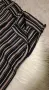 -30% СТРАХОТЕН панталон в черно-бежово райе ХС размер , снимка 3