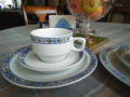 3 бр. троен сет за кафенцето и сладкиша - 10 лв. за сет чинийка+чашка+десертна чиния , снимка 2