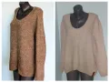 Два броя / Ангора, мерино и кашмир пуловер "Object" / голям размер, снимка 1