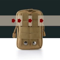 Тактическа чанта за колан DESERT, Пясъчно кафява, снимка 12 - Екипировка - 41515528