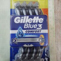 Комплект самобръсначки "Gillette Blue 3 COMFORT - 6+2" нов, снимка 1 - Други - 40812761