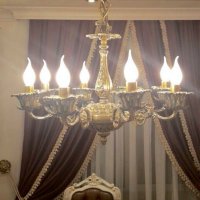 Луксозен аплик за стена-бароков старинен,винтидж,осветтително тяло,лампа, снимка 14 - Лампи за стена - 39550073