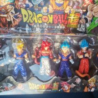 Dragonball 6 бр пластмасови фигурки играчки за игра и украса торта, снимка 2 - Стоки за близнаци - 41897077