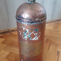 Стар френски меден пожарогасител, снимка 5 - Антикварни и старинни предмети - 44179138