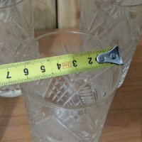 Кристални чаши за вода , снимка 3 - Антикварни и старинни предмети - 35927435