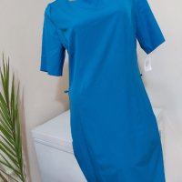 Синя рокля , снимка 2 - Рокли - 41458382