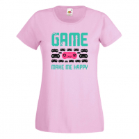 Дамска тениска Game Make Me Happy,Дамска тениска с игри,Геймс, снимка 8 - Тениски - 36190912