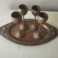 метален сервиз арт деко, снимка 1 - Антикварни и старинни предмети - 41930952