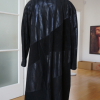 дамско дълго кожено палто, снимка 4 - Палта, манта - 44763607