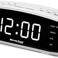 FM Радио часовник- будилник REACHER ACR- 3E, снимка 1 - Аудиосистеми - 42073788